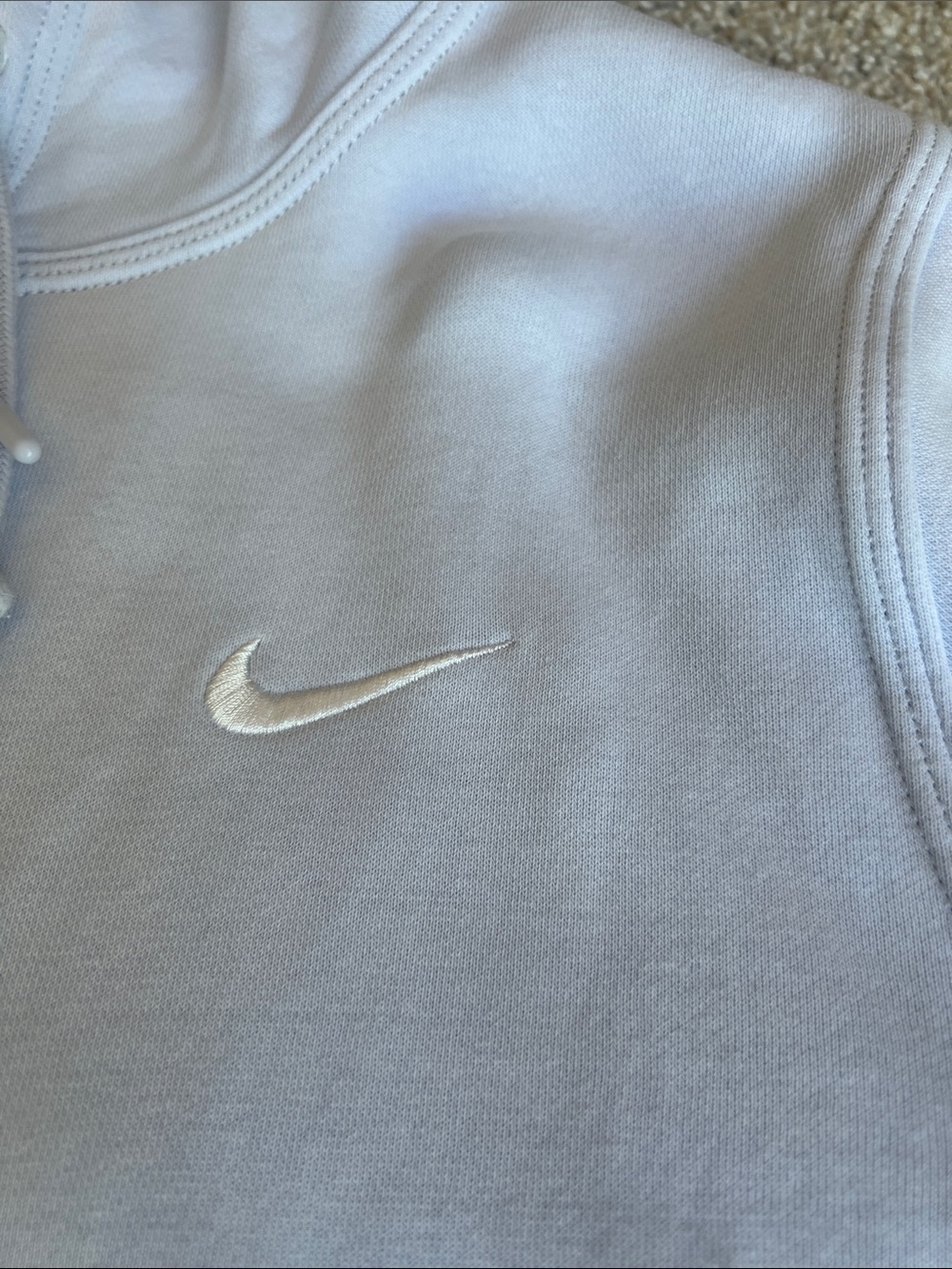Nike Men’s Light Purple Hooded Sweatshirt - Picture 3 of 6